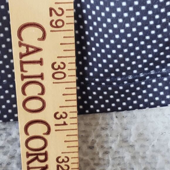 GREYSON Men's Short Sleeve Embroidered Logo Blue Dot Golf Polo Large - Picture 7 of 7